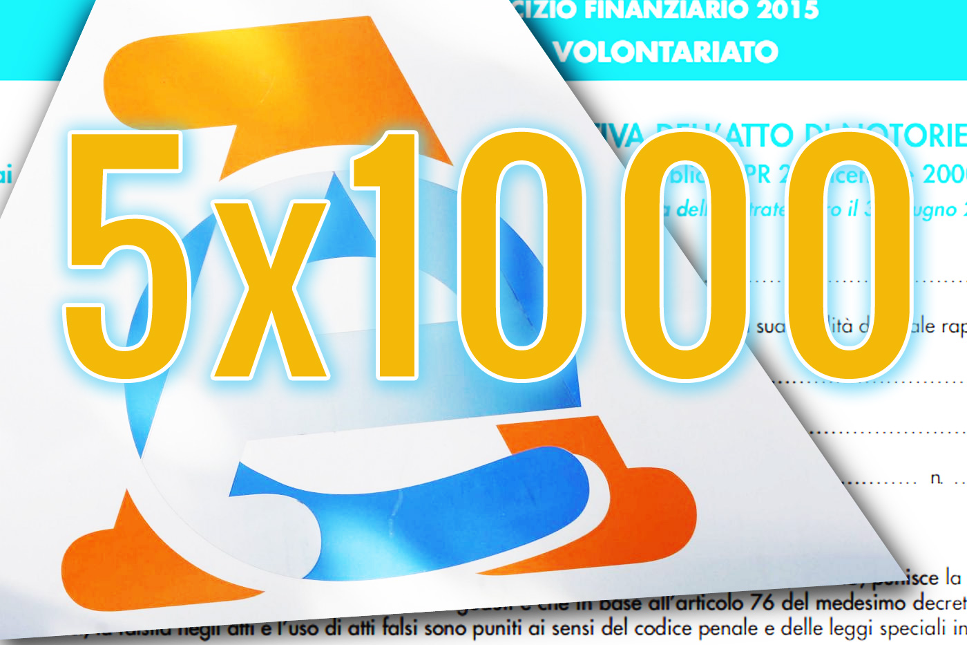 5 PER MILLE 2015: ELENCO ENTI AMMESSI AL BENEFICIO