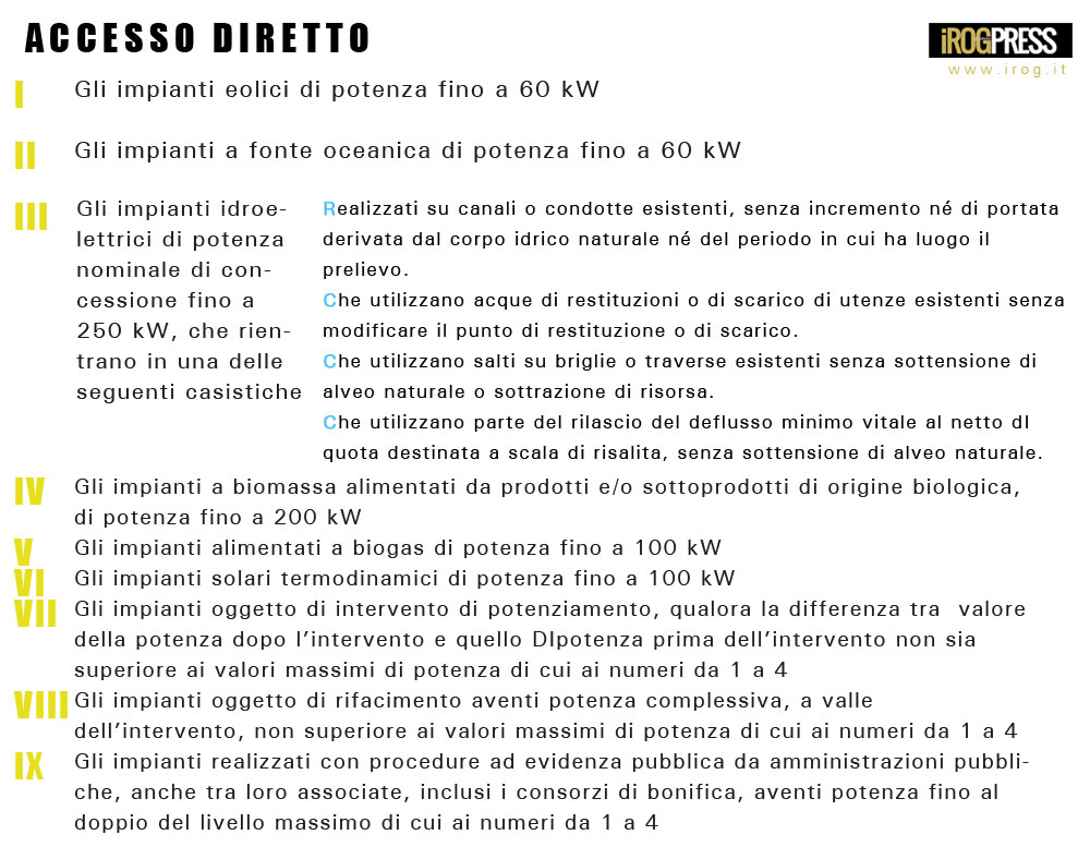 ENERGIE RINNOVABILI: NUOVI INCENTIVI - Economia - www.irog.it