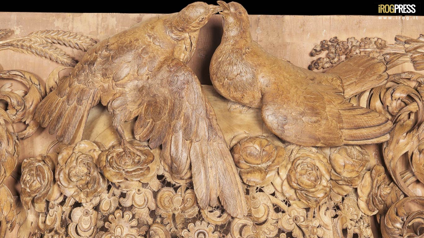 LE GALLERIE DEGLI UFFIZI RESTITUISCONO AL PUBBLICO DI PALAZZO PITTI L’INTAGLIO LIGNEO DEL 1680/1682 ESEGUITO DA GRINLING GIBBONS