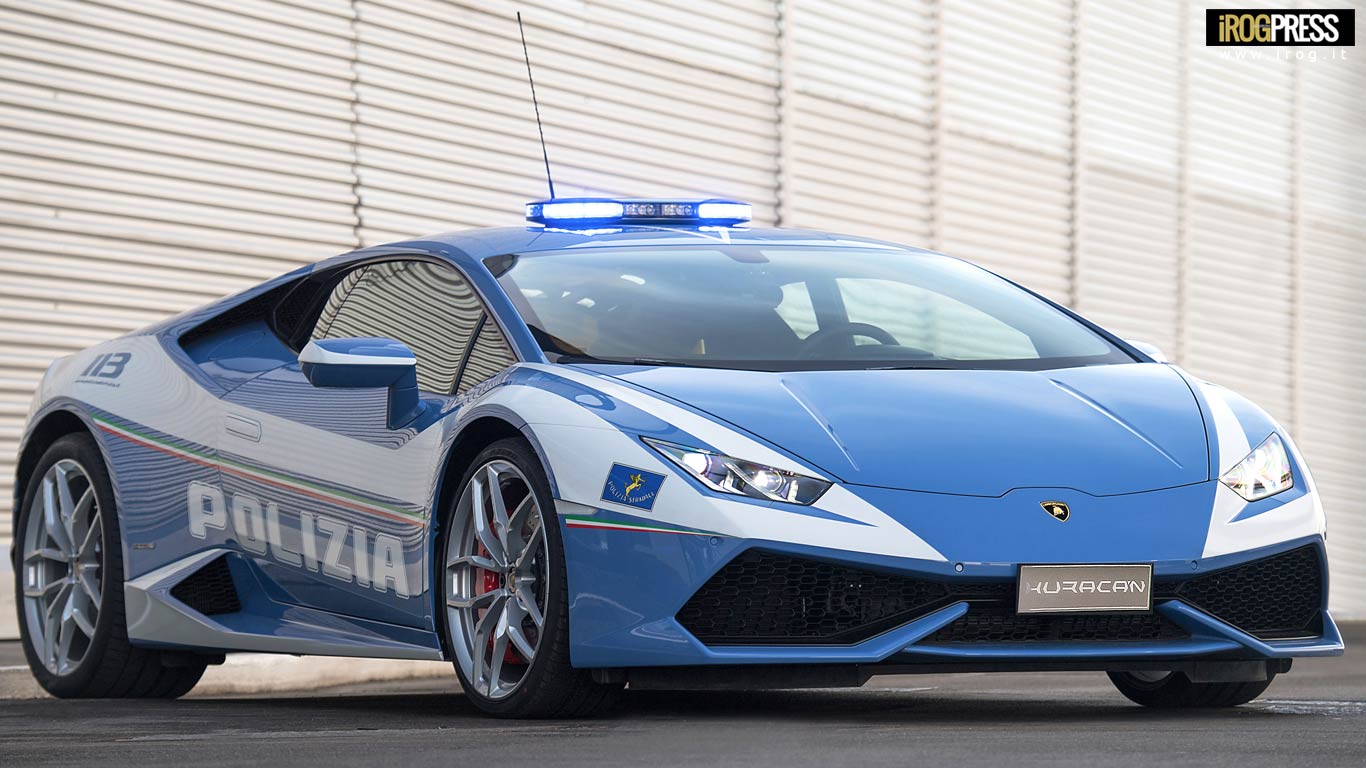 CONSEGNATA ALLA POLIZIA DI STATO LA NUOVA LAMBORGHINI HURACÁN POLIZIA