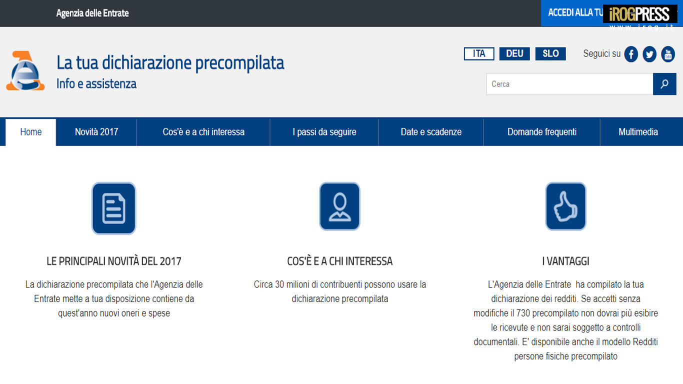FISCO, BOOM PRECOMPILATA 2017, GIÀ 2 MILIONI “FAI DA TE”