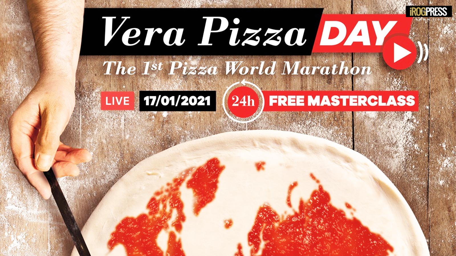 VERA PIZZA DAY IN STREAMING: DOMENICA 17/01/2021 GIORNATA MONDIALE DELLA VERA PIZZA NAPOLETANA