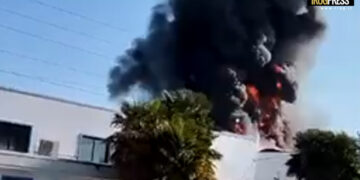 GRAVE INCENDIO IN AZIENDA DI PNEUMATICI A VILLATORA DI SAONARA