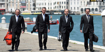 IL QUARTETTO DI VENEZIA E MASSIMO MERCELLI: INTRECCI SONORI TRA HINDEMITH, PENDERECKI E DEBUSSY ALL’AUDITORIUM “LO SQUERO” DI VENEZIA