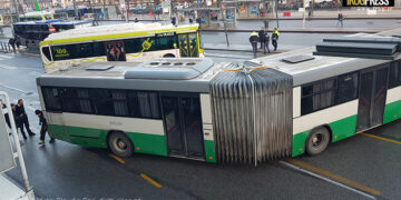 PADOVA, GUASTO A UN AUTOBUS IN PIAZZALE STAZIONE: INTERVENTO DI BUSITALIA E POLIZIA LOCALE