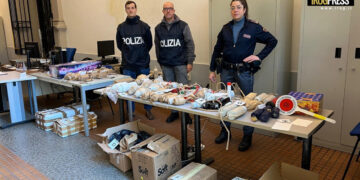 A PADOVA LA POLIZIA SEQUESTRA 46 KG DI MATERIALE ESPLODENTE