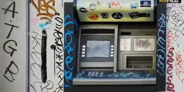 AL BANCOMAT CON 99 CARTE INTESTATE AD ALTRETTANTE PERSONE