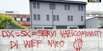 VANDALISMO CONTRO LA NUOVA SEDE DI FDI A VICENZA