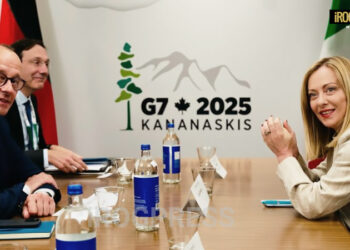G7, MELONI INCONTRA IL CANCELLIERE TEDESCO MERZ: “VERTICE ITALIA-GERMANIA A ROMA NEL 2026”