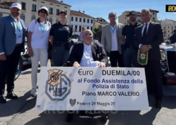 LA POLIZIA DI STATO DI PADOVA E IL GRUPPO “AMA LA POLIZIA” INSIEME ALL’MG EUROPEAN EVENT OF THE YEAR 2025 A FAVORE DEL “PIANO MARCO VALERIO”