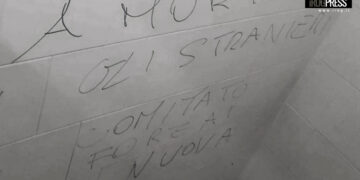 SCRITTE RAZZISTE NEI BAGNI DELLA ZILMET, FORZA NUOVA PADOVA: “SDEGNO E TOTALE ESTRANEITÀ”