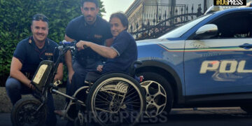 POLIZIA A PADOVA RECUPERA RUOTINO ELETTRICO DI AUSILIO A PERSONE CON DISABILITÀ RUBATO POCO PRIMA ALL’INTERNO DELLA GALLERIA SAN CARLO ALL’ARCELLA