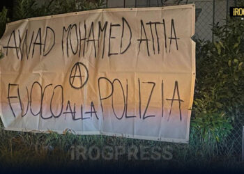 PADOVA, IN CITTA’ STRISCIONE CON MINACCE ED ODIO CONTRO LA POLIZIA