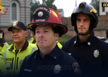 PADOVA, VGILI DEL FUOCO E EUTORITA’ HANNO RICORDATO L’11 SETTEMBRE: CERIMONIA AL MONUMENTO “MEMORIA E LUCE”