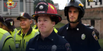 PADOVA, VGILI DEL FUOCO E EUTORITA’ HANNO RICORDATO L’11 SETTEMBRE: CERIMONIA AL MONUMENTO “MEMORIA E LUCE”