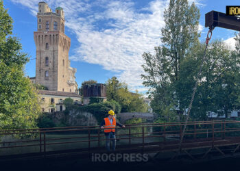 PONTE PALEOCAPA A PADOVA: INIZIATO IL RIMONTAGGIO, RITORNA IN TUTTO IL SUO SPLENDORE STORICO