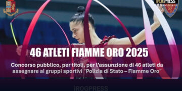 CONCORSO POLIZIA DI STATO: BANDO PER 46 ATLETI NEI GRUPPI SPORTIVI FIAMME ORO