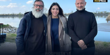 CINEMA: L’ASSESSORE MANTOVAN IN VISITA SUL SET DI ASTREA A PORTO TOLLE