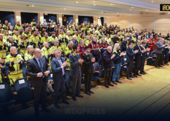 IERI I 25 ANNI DEL GRUPPO VOLONTARI DELLA PROTEZIONE CIVILE DI PADOVA E CONSEGNA PERGAMENA AI VOLONTARI DI LUNGO CORSO